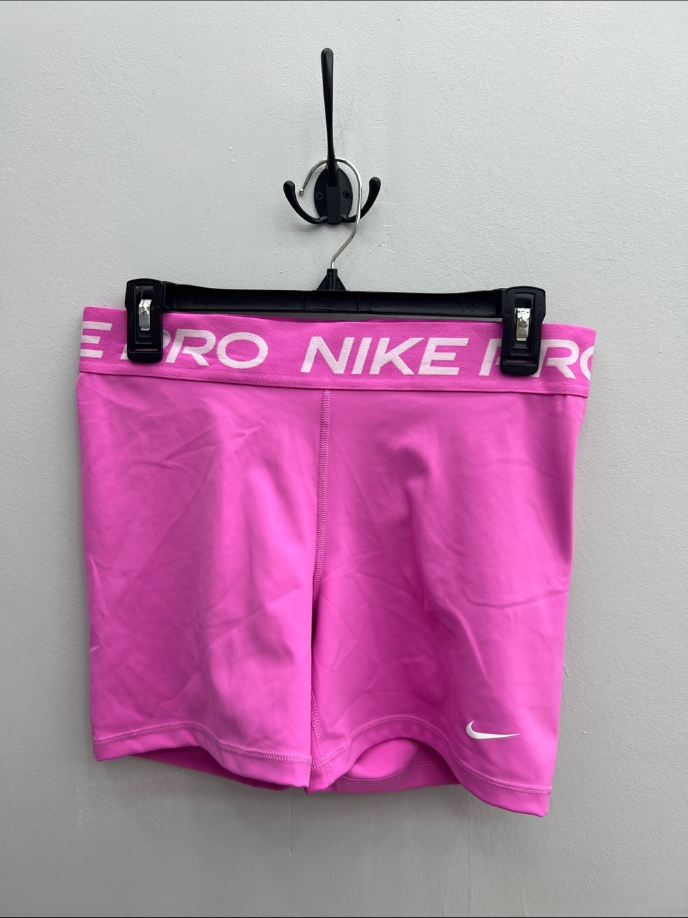 Nike Women's Bright Pink Athletic Pro Shorts